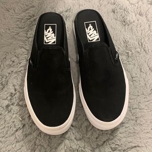 NWOT Black Slip on Vans
